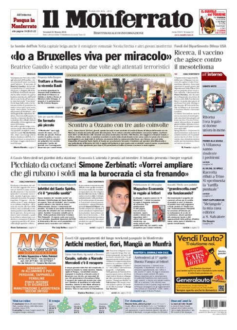 Il Monferrato - Edizione 24 del 25/03/2016